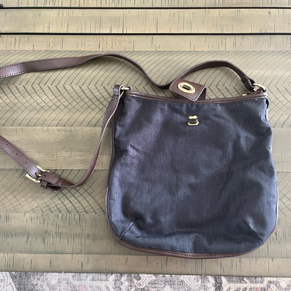 Talbots Chambray Crossbody